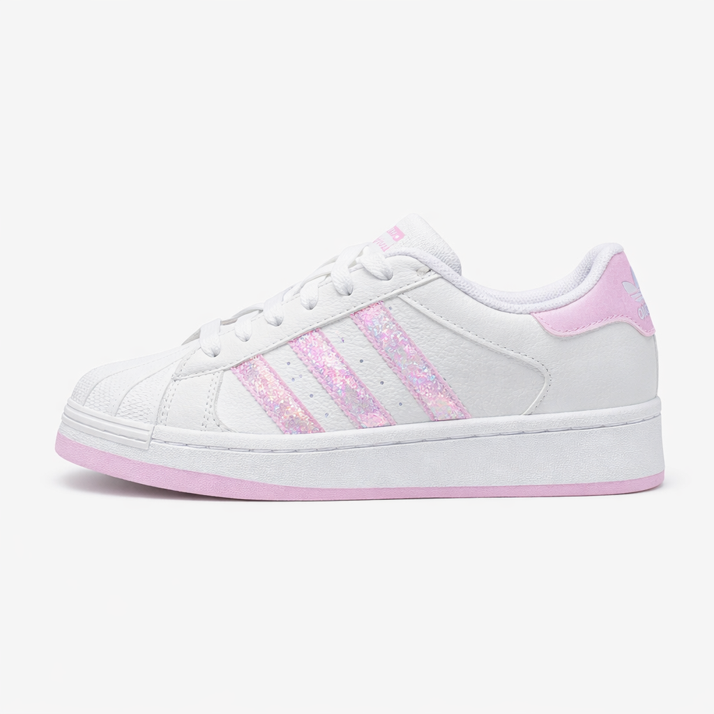 SUPERSTAR PLATAFORMA ROSA BRILHANTE